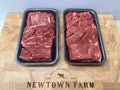 Flat iron steaks