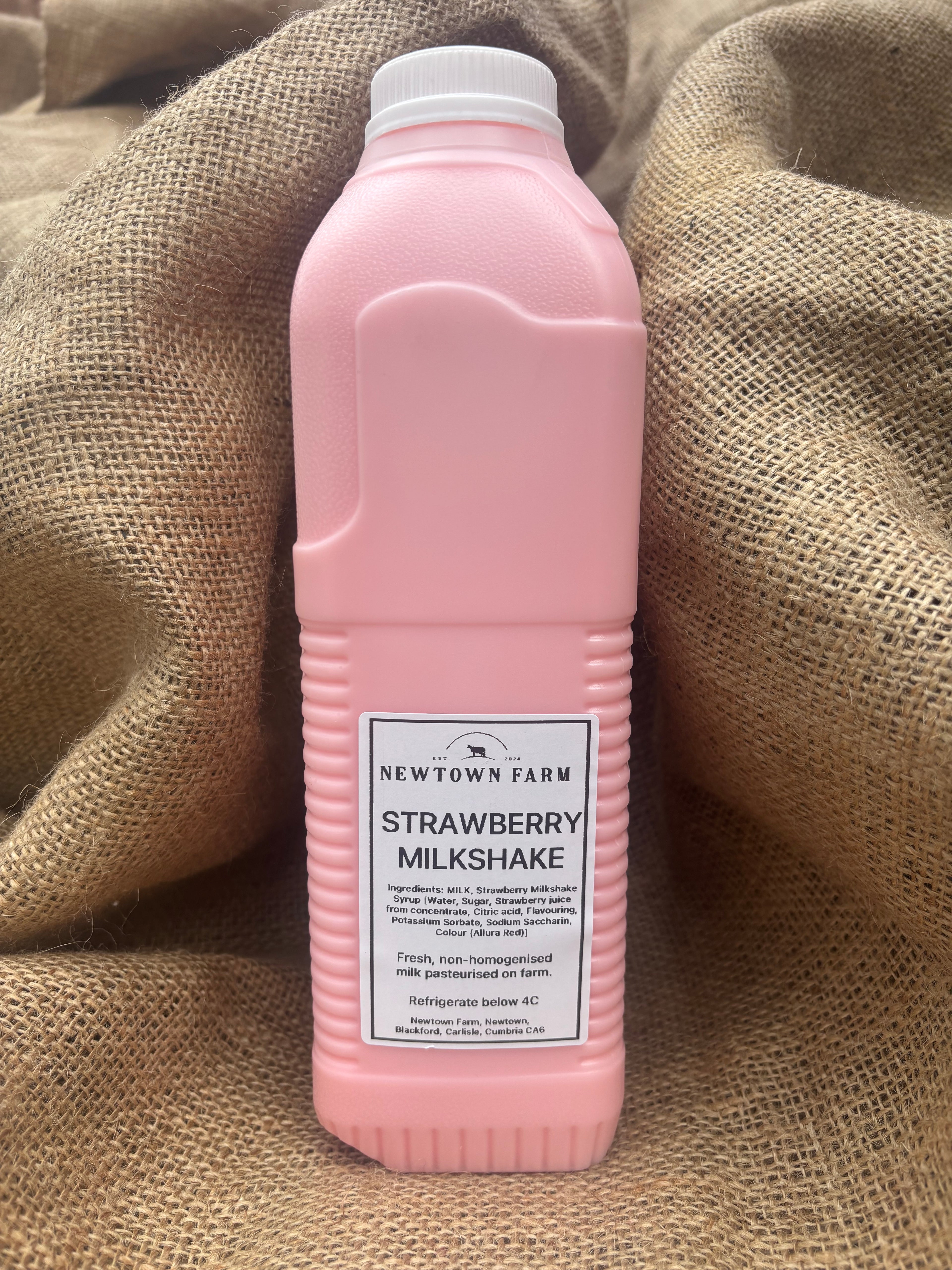 1 Litre Strawberry Milkshake
